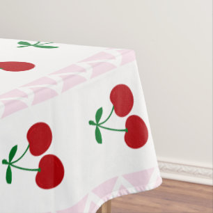 Cherry Sweet Birthday Tablecloth