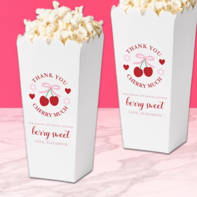 Cherry Sweet Bridal Shower Favour Box (Creator Uploaded)