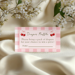 Cherry Sweet - Diaper Raffle Card