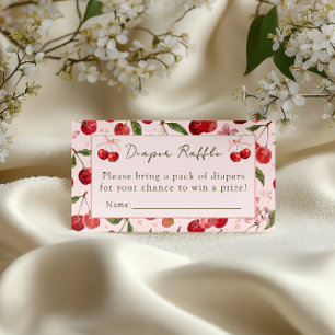 Cherry Sweet - Diaper Raffle Card