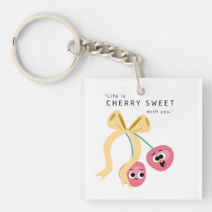 CHERRY SWEET KEY RING