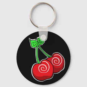 Cherry Swirl Keyring