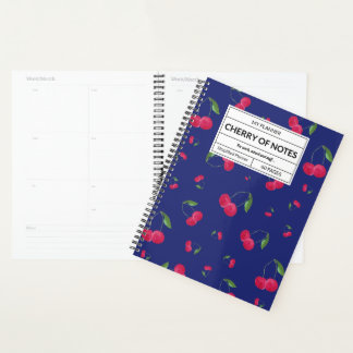 Cherry Themed Planner 60 Pages & 12 MONTHS LONG