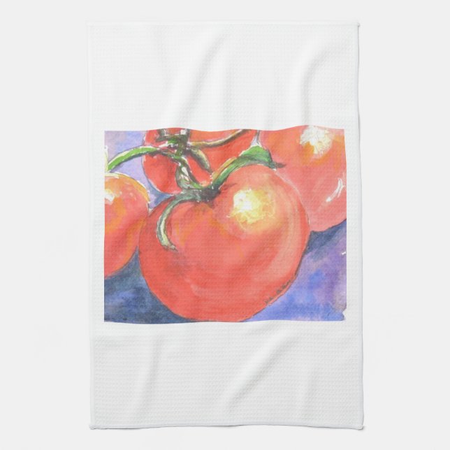 Cherry Tomato Kitchen Towel (Vertical)