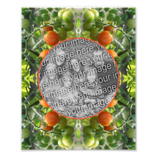 Cherry Tomatoes Frame Create Your Own 8x10 Photo Print
