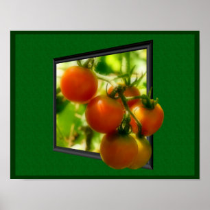 Cherry Tomatoes Out Of Frame Nature Poster
