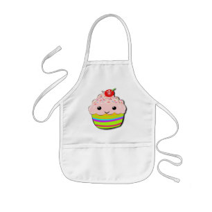 Cherry Top Kids Apron