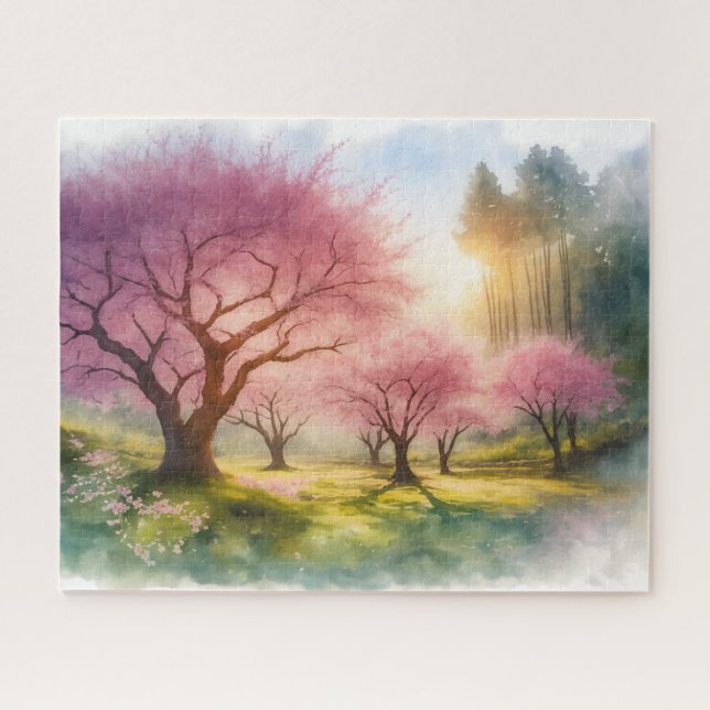Cherry Trees Jigsaw Puzzle (Horizontal)
