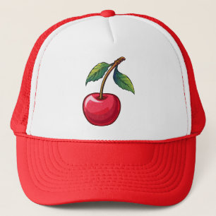 Cherry Trucker Hat