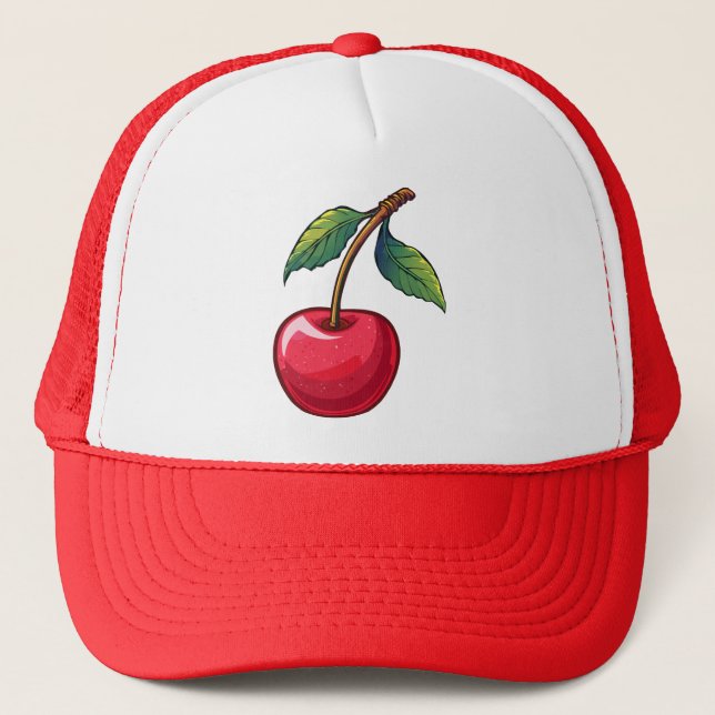 Cherry Trucker Hat (Front)