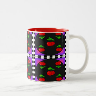 Cherry Two-Tone Coffee Mug