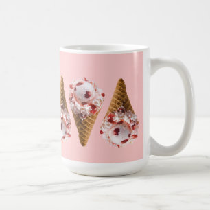Cherry Vanilla Ice Cream Coffee Mug