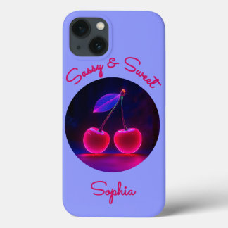 Cherry Vibe Sassy- Sweet & Bold iPhone 13 Case