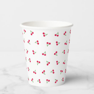 Cherry (White)   Paper Cups