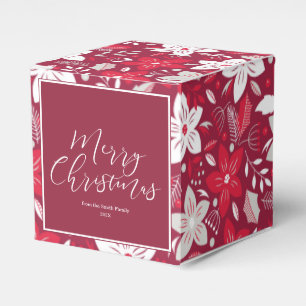 Cherry Wine Christmas   Custom Favour Box