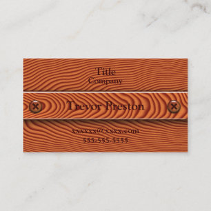 Cherry Wood Business Cards
