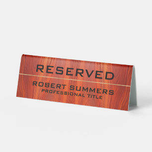 Cherry Wood Custom Typography