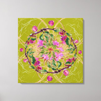 Cherry Wreath Canvas Print