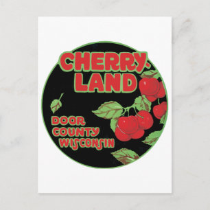 Cherryland Door County Wisconsin Postcard