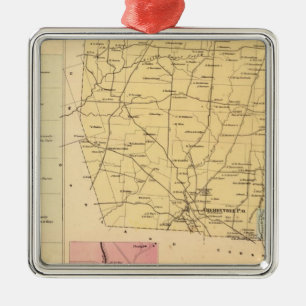 Cherrytree Township Metal Tree Decoration