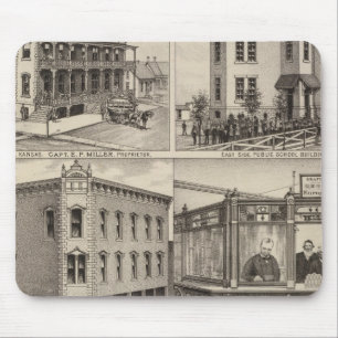 Cherryvale, Kansas Mouse Mat