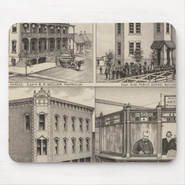 Cherryvale, Kansas Mouse Mat (Front)