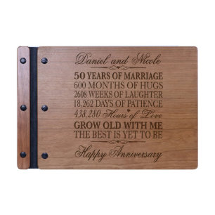 Cherrywood 50th Wedding Anniversary Guest Book