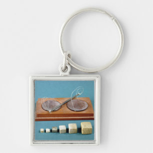 Chert weights and copper balance, Mohenjodaro, 230 Key Ring
