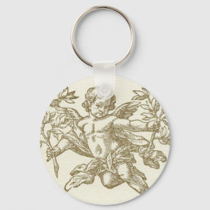Cherub Angel (cream) Keychain