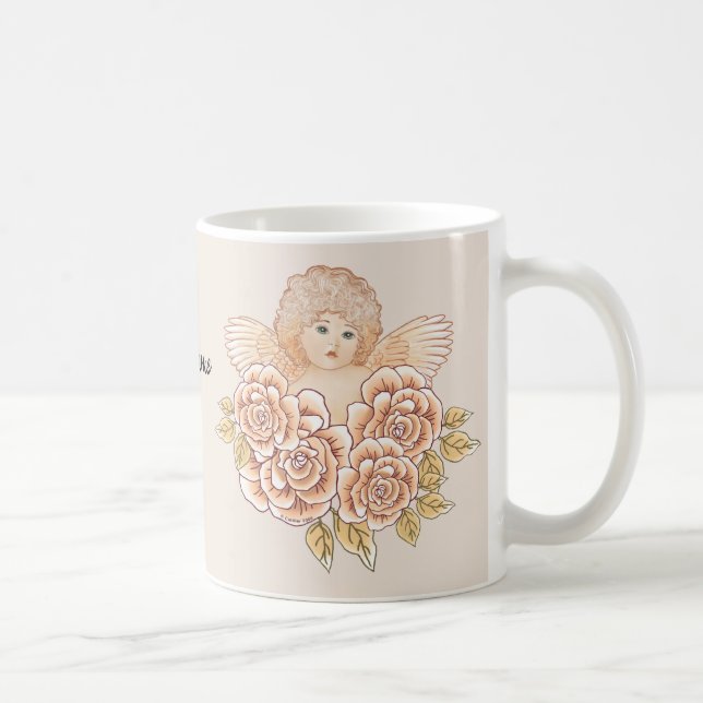 Cherub Angel custom mug (Right)
