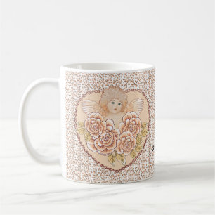 Cherub Angel Heart Coffee Mug