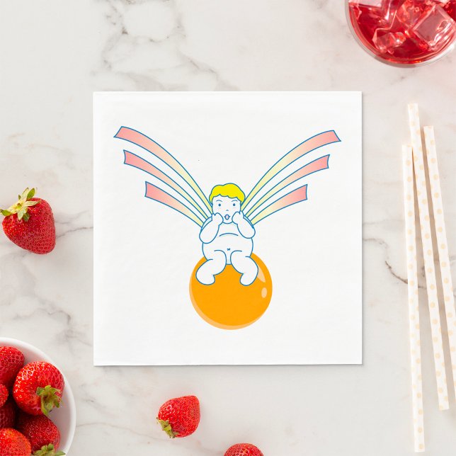 Cherub Angel Paper Napkins (Creator Uploaded)