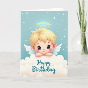 Cherub Birthday Card