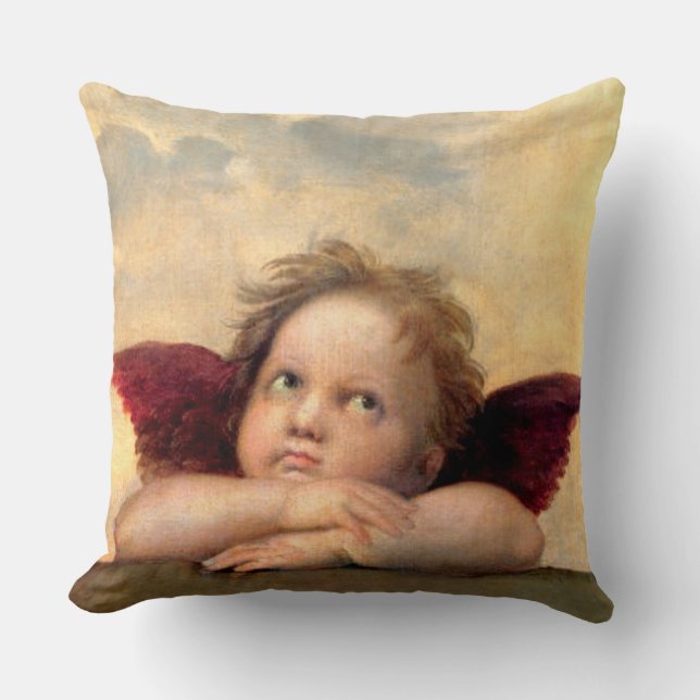 Cherub by Raphael Cushion (Front)