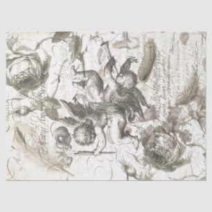 Cherub Collage Tissue Paper