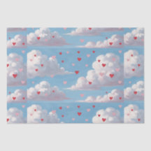 Cherub & cupids love aftermath. Hearts in the sky