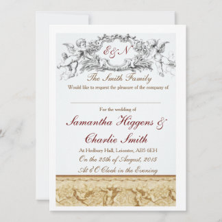 Cherub Evening Invitation