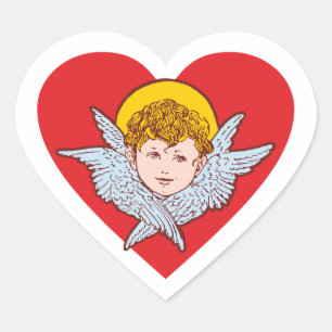 Cherub Herz heart Sticker