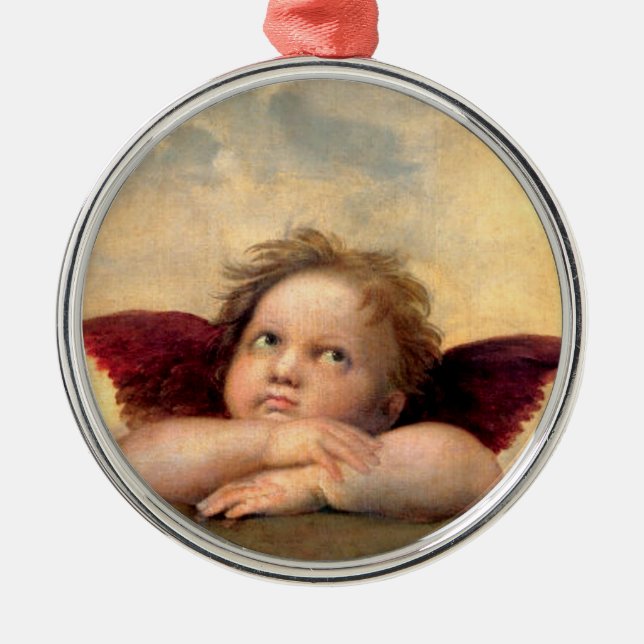 Cherub Metal Tree Decoration (Front)