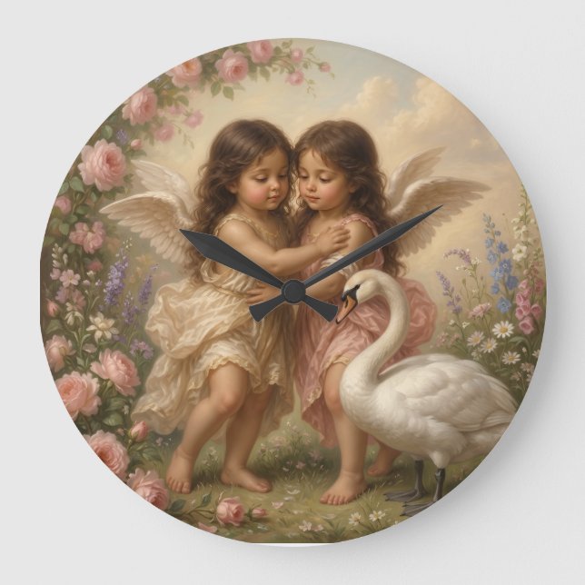 cherub wall clock  (Front)
