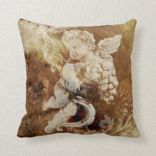 Cherub with a Basket Cushion
