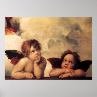 Cherubim by Raphael Poster