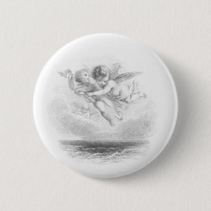 Cherubs 6 Cm Round Badge
