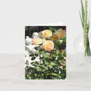 Cherubs And Roses, Sympathy Card