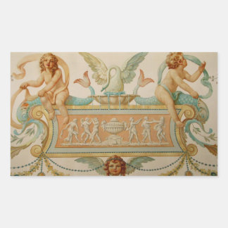 Cherubs from The Golden Age Rectangular Sticker