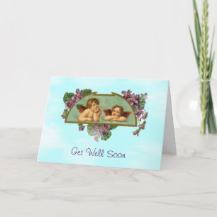Cherubs Get Well Soon Card