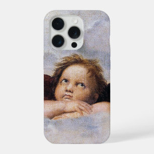 Cherubs, winged Angels painting by Raffael iPhone 15 Pro Case