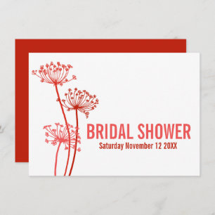 Chervil modern graphic bridal shower invitation