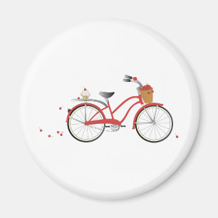 Chery Cherry Bicycle Magnet