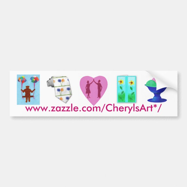CherylsArt* bumper sticker (Front)